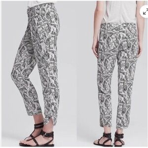 Banana Republic Leaf Print Drapey Pant
